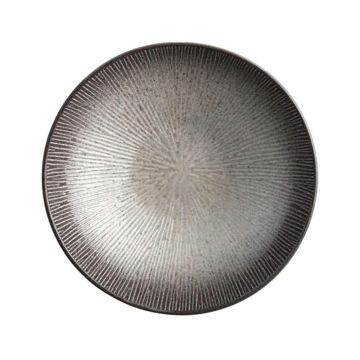 alt="Дълбока чиния Atelier от порцеланов грès, сив цвят, Ø 19 cm"