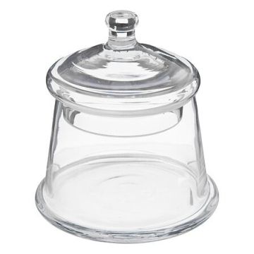 alt="Стъклена бонбониера Chocolate Jar, 12 × 13 cm, капацитет 400 ml"