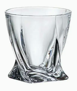 BOHEMIA чаши за уиски Куадро 6ца 340мл 