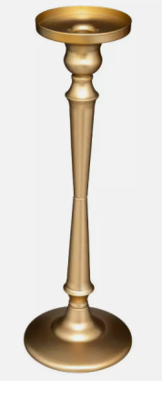 Atmosphera свещник 1ца висок h39см Gold