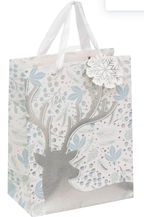 Atmosphera Коледна торбичка 23х18см Елен