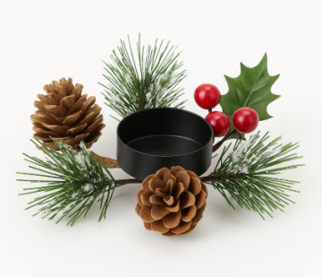 Atmosphera Коледен свещник Branch 10см mix