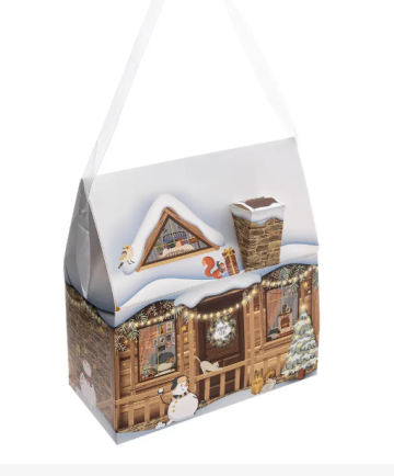 Atmosphera Коледна торбичка кутия Chalet 25х26
