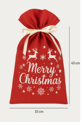 Atmosphera Коледна торбичка 33х45см L