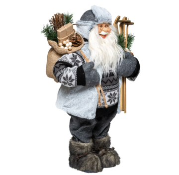 Atmosphera коледна декорация SANTA 120см SKI