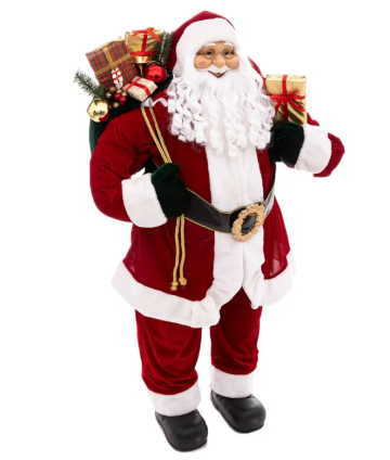 Atmosphera коледна декорация SANTA 120см Red Velvet