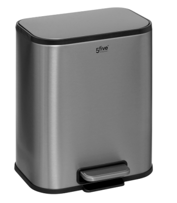 5Five кош с педал 5л INOX 