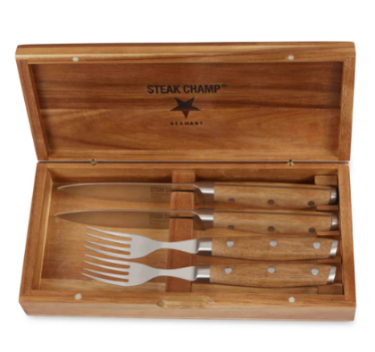 STEAK CHAMP комплект прибори 2+2 Prime Rib