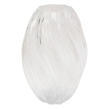 Ваза Valma Atmosphera стъкло с органични ребра Ø17×H27 cm