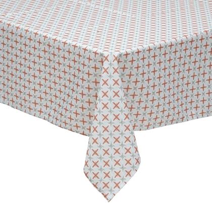 “Atmosphera покривка за маса „Jaky“ 140 × 240 cm – полиестер, теракота-розов, антипетна защита”