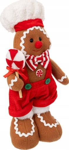 “Atmosphera плюшено джинджифилово човече Piernik 20×18×25 cm – коледна украса”