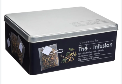 5Five 3D КУТИЯ ЗА ЧАЙ НА ПАКЕТЧЕТА 21х16,5х8,5см