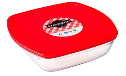 Ocuisine съд за печене със силиконов капак 2,2л 25х22х7см 