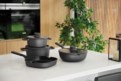 BergHOFF дълбок тиган с капак 28см STONE+ LEO