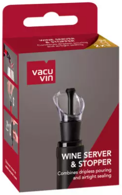 VacuVin наливка+тапа Sarver&Stopper 2бр 