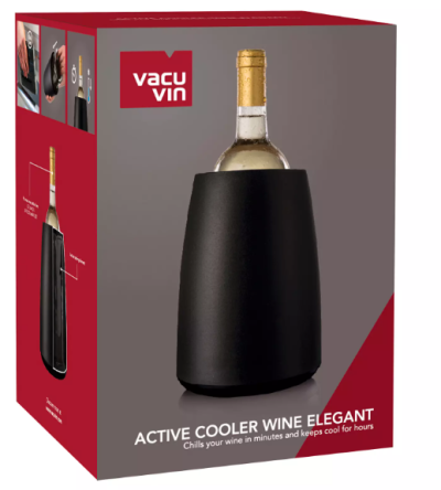 VacuVin настолен охладител за вино черен ЕЛЕГАНТ