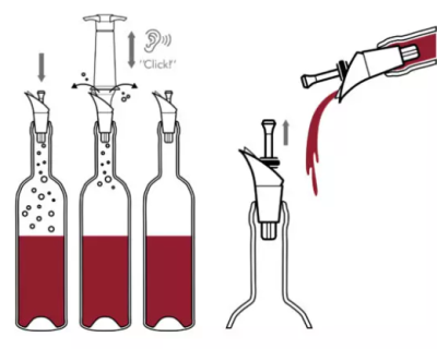 VacuVin помпа за вакуум+запушалка/наливка Server&Saver