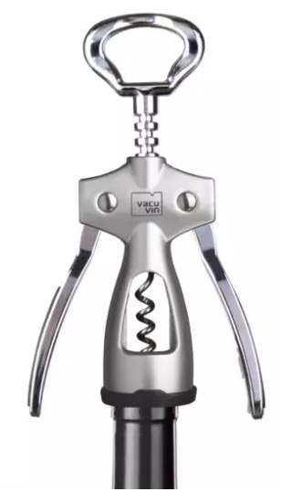 VacuVin тирбушон winged кутия Silver