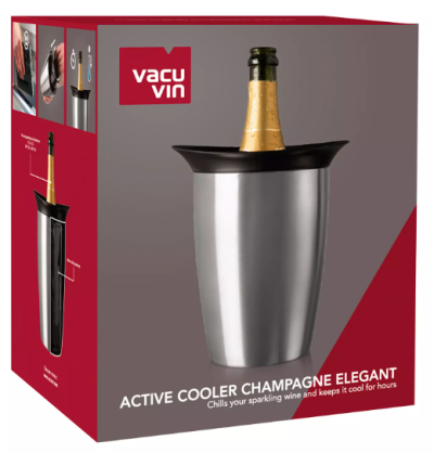VacuVin охладител за шампанско Инокс