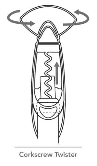 VacuVin тирбушон Twister