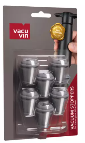 VacuVin вакуумни тапи за вино 6бр