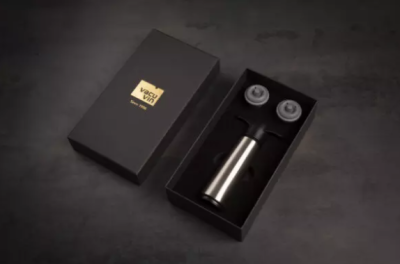 VacuVin комплект помпа инокс+2 тапи Gift box