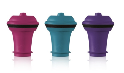 VacuVin вакуумни тапи за вино 3бр Color