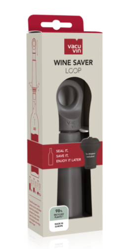 VacuVin вакуум помпа+тапа Loop графит