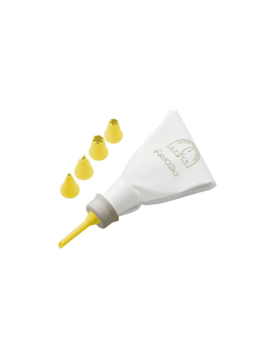 Pedrini сладкарски пош с 5 накрайника – комплект за украса