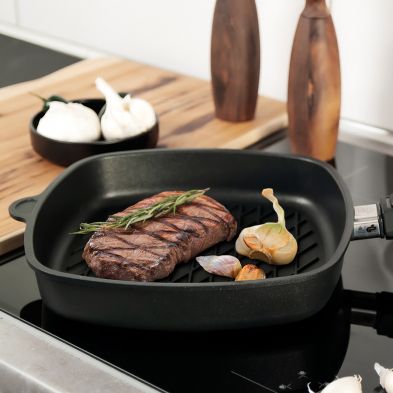 AMT тиган BBQ 28х28смх5см exclusive detachable handle