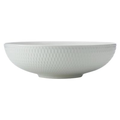 Maxwell & Williams Diamonds Round Serving Bowl 25 cm – порцеланова купа с диамантов релеф