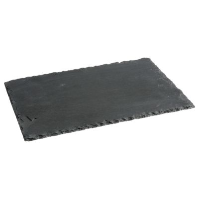 Secret de Gourmet slate plate  шистова плоча 20×30 см  правоъгълен slate поднос  Slate Plate MRKEAN  slate serving plate 20x30  поднос от шист  презентационна плоча шист  slate plate за ресторант  стилен slate плато  каменна плоча 20×30  slate трапезен ак