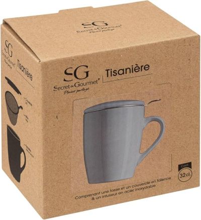 Secret de gourmet чаша с капаче 32cl сив