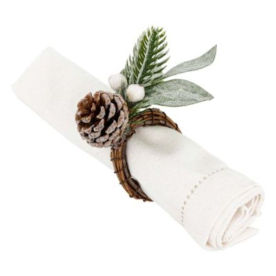 Atmosphera пръстени за салфетки 2ка Шишарка