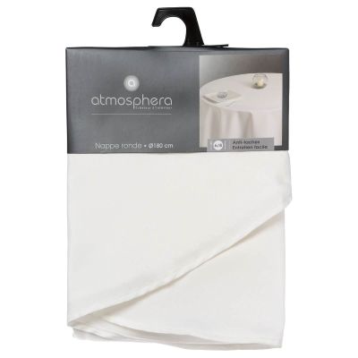 Atmosphera покривка кръг ф180см бял