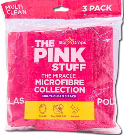 THE PINK STUFF кърпи микрофибър Multi clean 3бр