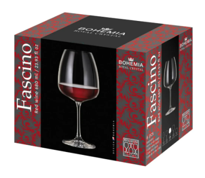 BOHEMIA Fascino чаши 680мл 6ца
