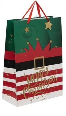 Atmosphera Коледна торбичка 46х33см  ЕЛФ голяма