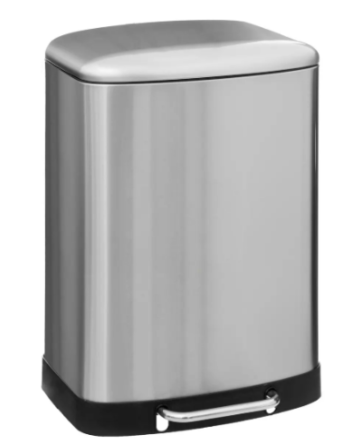 5FIVE КОШ ЗА БОКЛУК С ПЕДАЛ 50л инокс