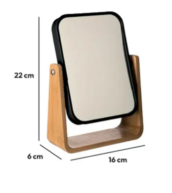 5Five огледало на бамбукова стойка