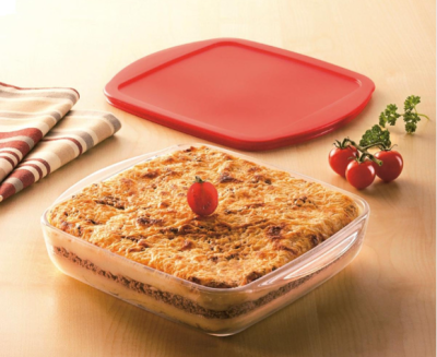 Ocuisine съд за печене със силиконов капак 2,2л 25х22х7см 