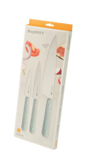BergHOFF комплект ножове 3бр starter set Slate Leo  