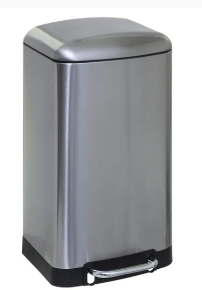 5FIVE КОШ ЗА БОКЛУК С ПЕДАЛ 30л инокс