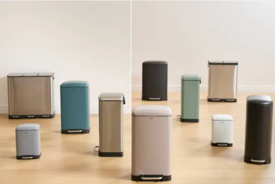 5FIVE КОШ ЗА БОКЛУК С ПЕДАЛ 30л инокс