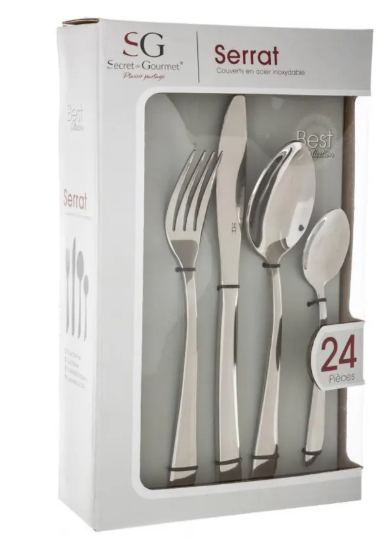 Secret de gourmet прибори 24ч SERRAT