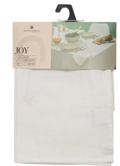 Atmosphera покривка JOY 150х250 бяла